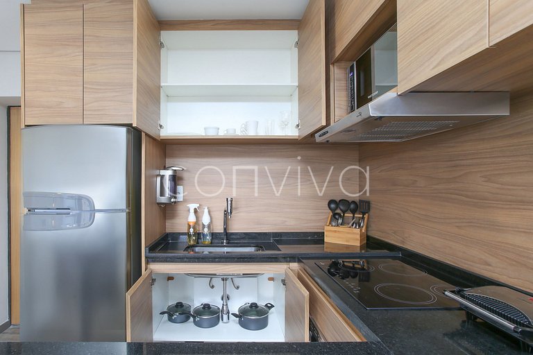 HI023 Flamante nuevo apartamento en Huma Itaim