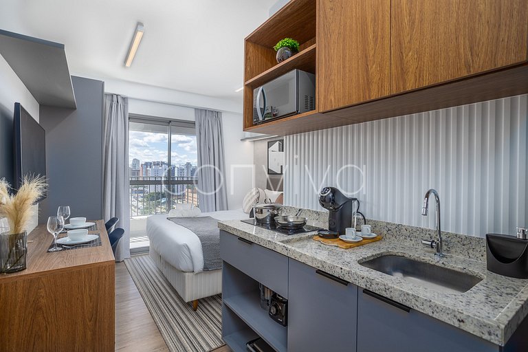 MY123 Cozy studio 290m from the metro