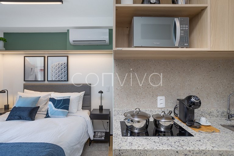 MY111 Amazing 23m² room in Moema