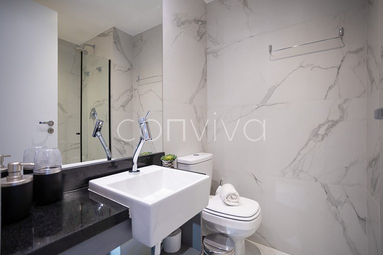 ONI0718 Amazing flat 160m from Ibirapuera Mall