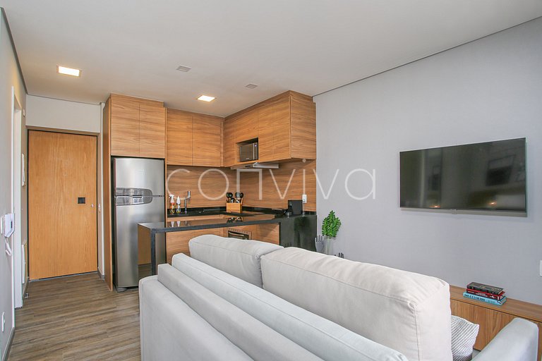 HI143 Apartamento novinho no Huma Itaim