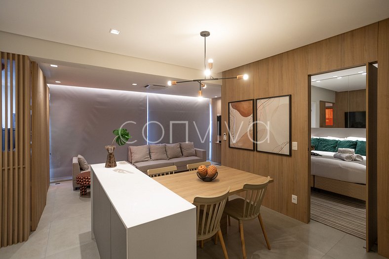 HOE1201 High standard apartment at Vila Olímpia