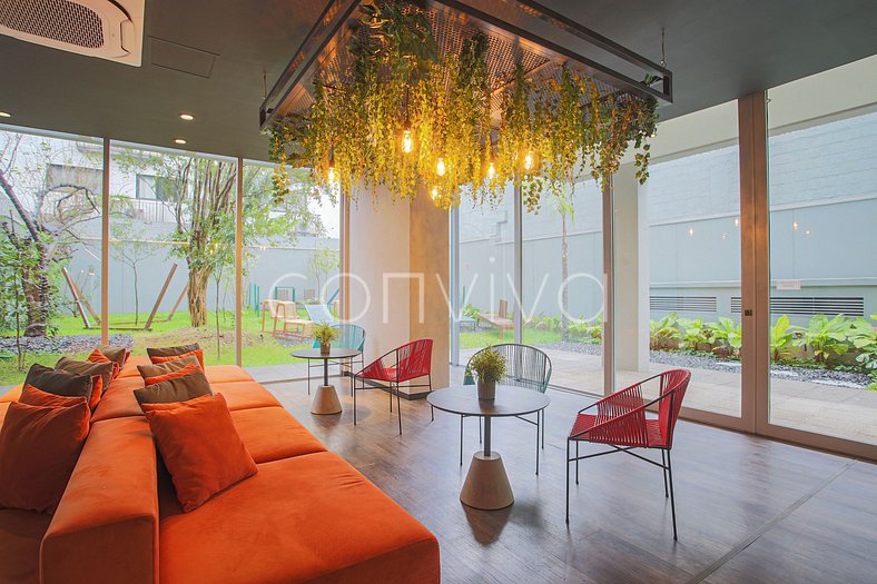 ONI0718 Amazing flat 160m from Ibirapuera Mall