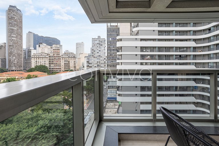 SDR1001 Apartamento moderno na Praça da República