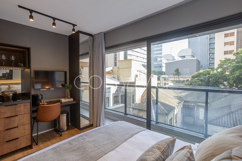 SUP044 Modern studio w/ easy access to Av Paulista