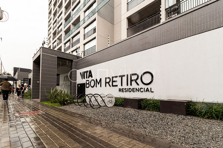 VNBR801 Apartamento minimalista en Bom Retiro