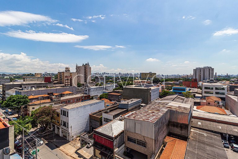 VNBR805 Apartamento minimalista no Bom Retiro