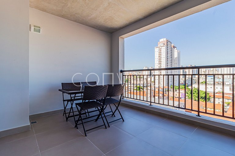 VNBR806 Apartamento minimalista en Bom Retiro