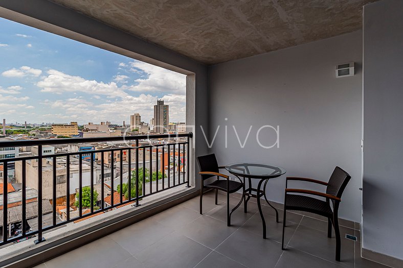 VNBR807 Apartamento minimalista en Bom Retiro