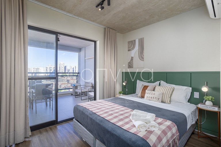 VNBR908 Apartamento minimalista en Bom Retiro