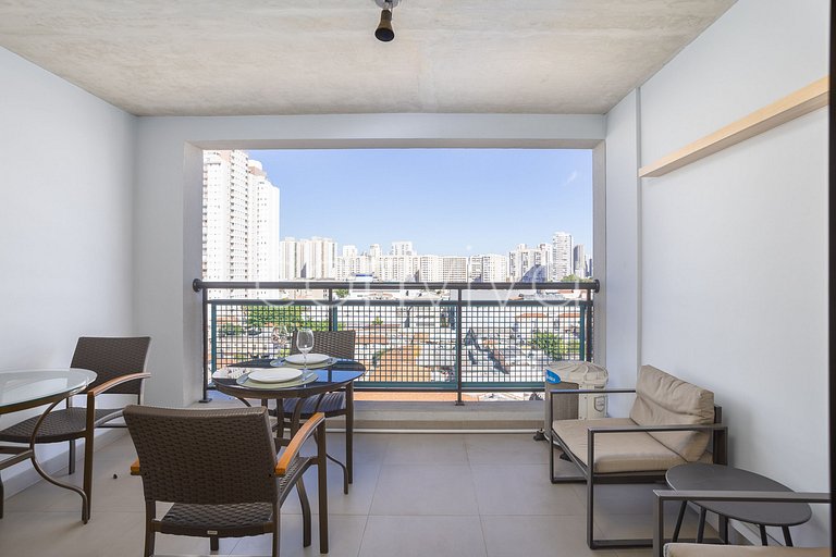 VNBR908 Apartamento minimalista en Bom Retiro