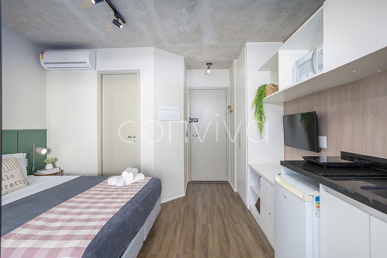 VNBR908 Apartamento minimalista en Bom Retiro