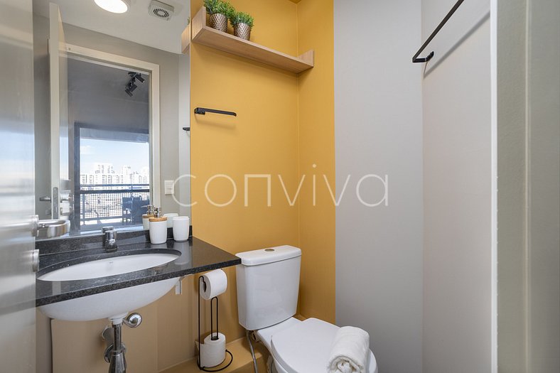 VNBR908 Apartamento minimalista en Bom Retiro