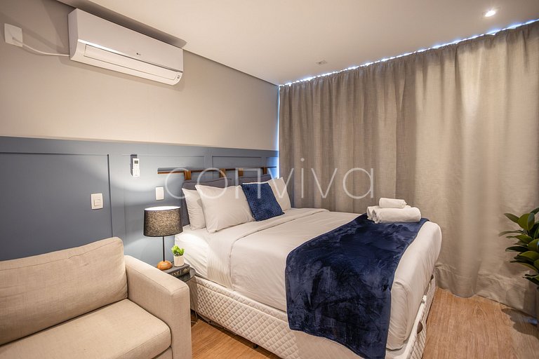 VNFL141 Apt. near Shopping JK in Vila Olímpia