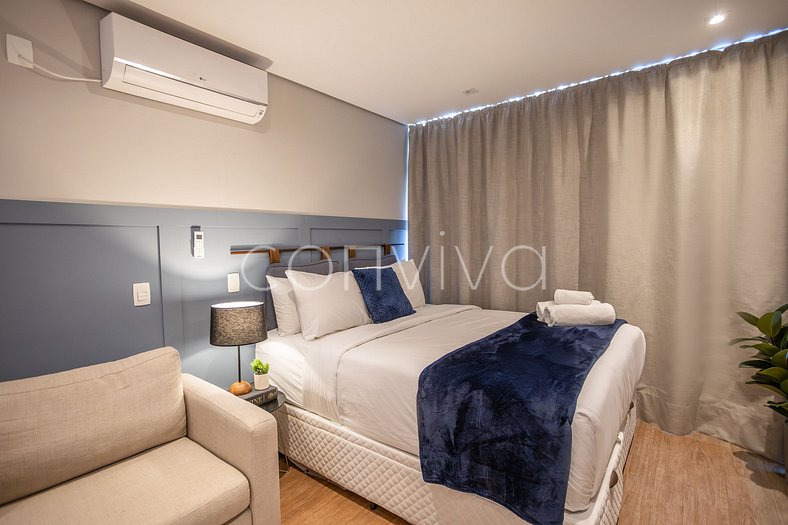 VNFL141 Apt. near Shopping JK in Vila Olímpia