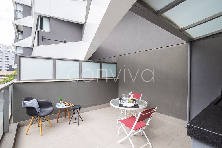 VNOF0413 Studio with large balcony in Oscar Freire